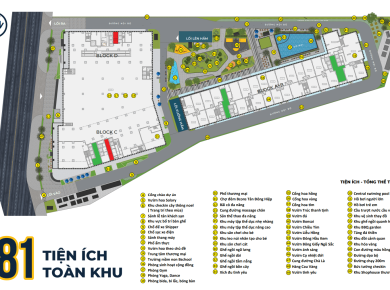 mặt bằng tiện ích