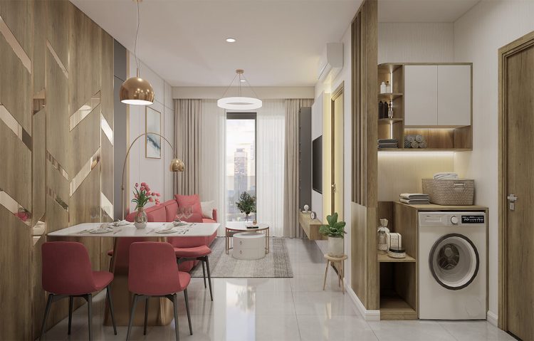 nội thất căn hộ bcons solary
