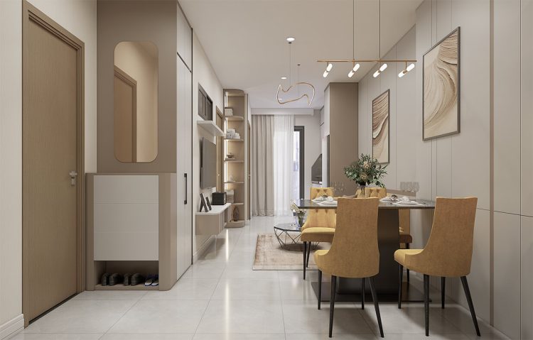 nội thất căn hộ bcons solary